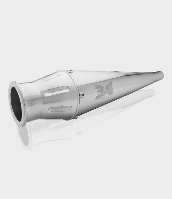 Moto Torque Chrome Platted Performance Exhaust-Launcher - Chrome