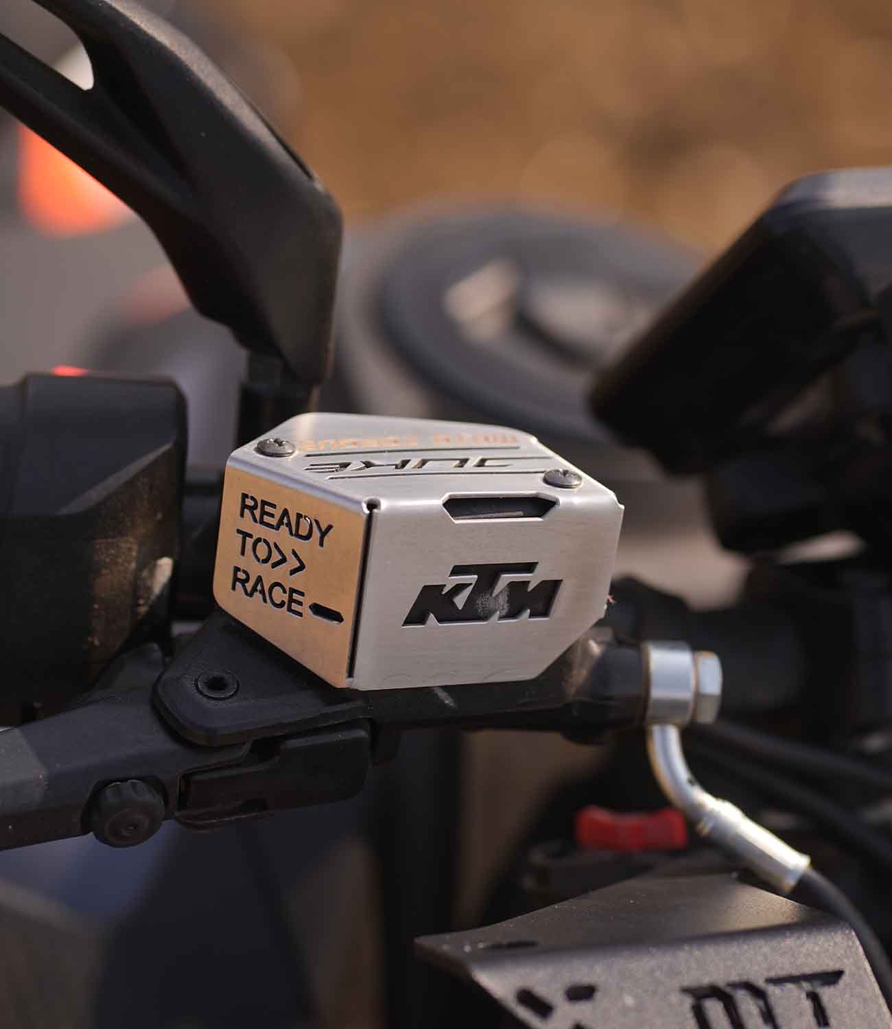 Moto Torque Front Master Cylinder Guard (SS) For KTM Duke 250/390 Gen-3