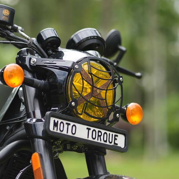 Moto Torque Head Light Grill For Royal Enfield Shotgun 650