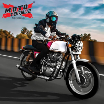 Moto Torque Launcher - Black Exhaust For Royal Enfield Classic (350/500)