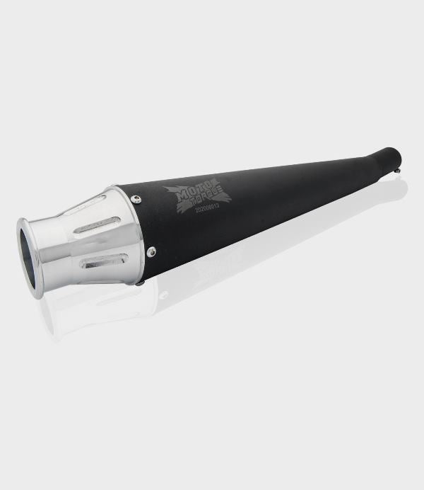 Moto Torque Matte Black Performance Exhaust - Launcher - black