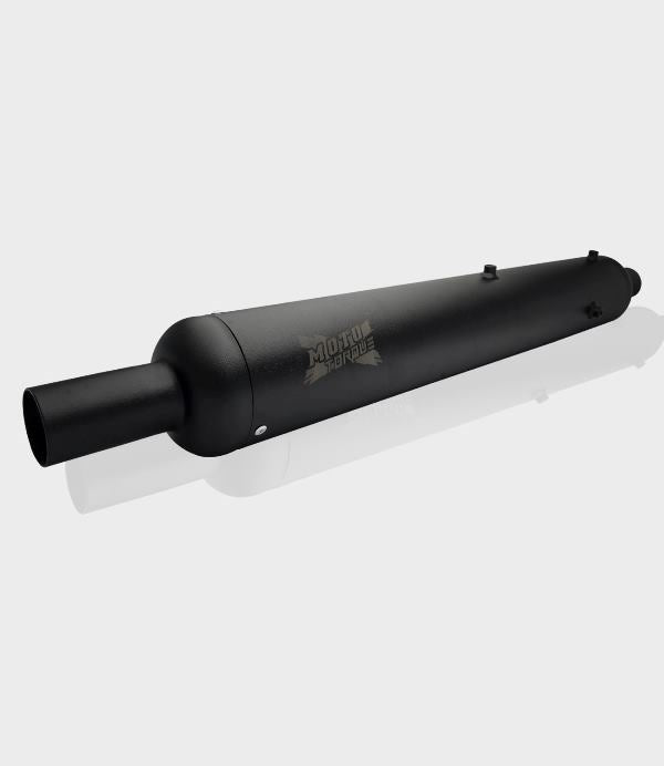 Moto Torque Matte Black Performance Exhaust - Replica - Black (BS6)