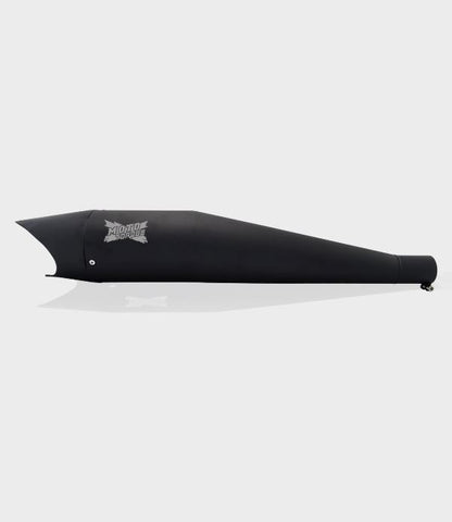 Moto Torque Matte Black Performance Exhaust - Shark – Black