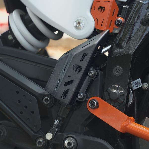 Moto Torque Rear Master Cylinder Guard (MS)-Black For KTM 250 Adventure/Adventure X390 Adventure 2025