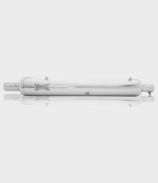 Moto Torque Replica - Chrome (BS6) Exhaust For Royal Enfield Classic (350500)