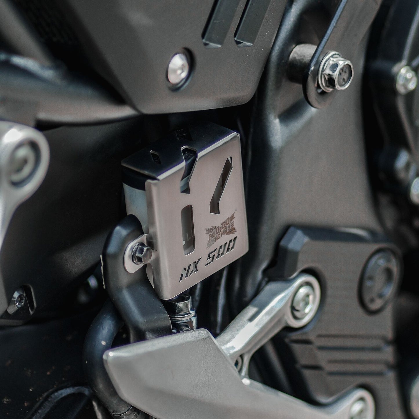 Moto Torque Reservoir Oilguard (SS) For Honda NX-500