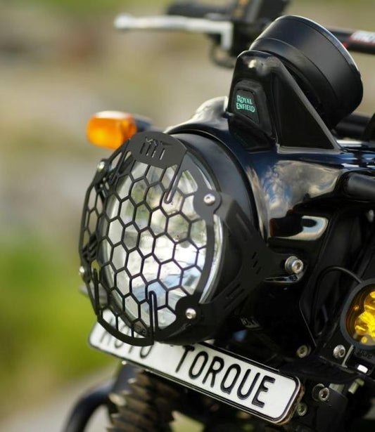 Moto Torque Scram 411 - Headlight Grill-HIMALAYAN-00007