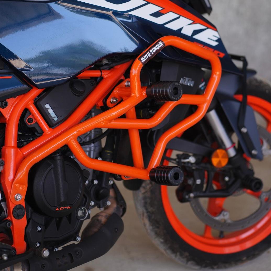 Moto Torque Thor Crash Guard(Orange) For Duke 250390- Gen-3