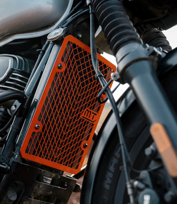 Moto Torque Yezdi Scrambler - Radiator Guard-YEZDI-00009
