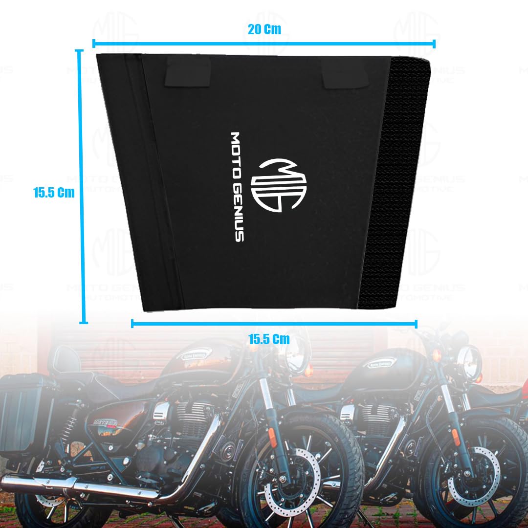 Moto Genius Universal Front Fork Seal Covers (Black)