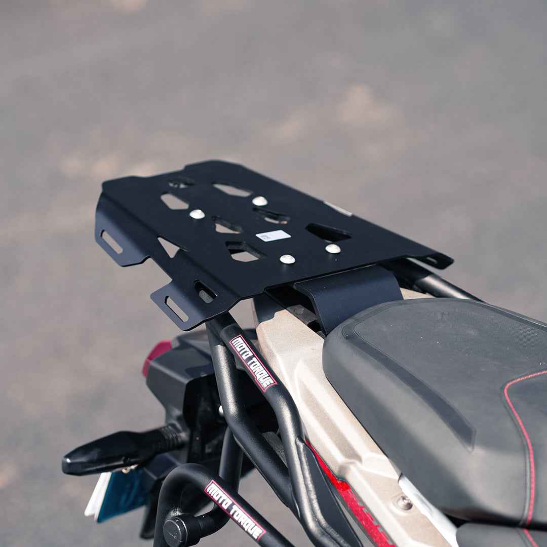 Moto Torque Back Carrier (Black) For TVS Apache RTX 300
