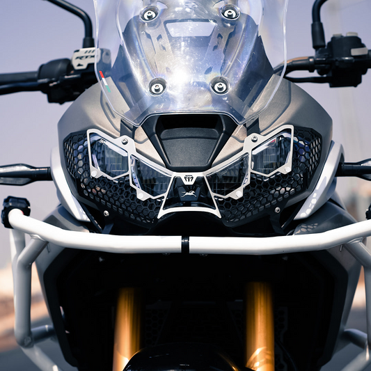 Moto Torque Head Light Grill (Honey Comb) For TVS Apache RTX 300