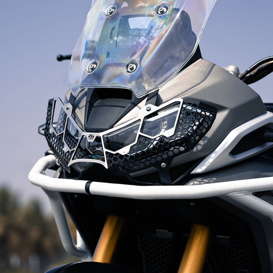 Moto Torque Head Light Grill (Honey Comb) For TVS Apache RTX 300