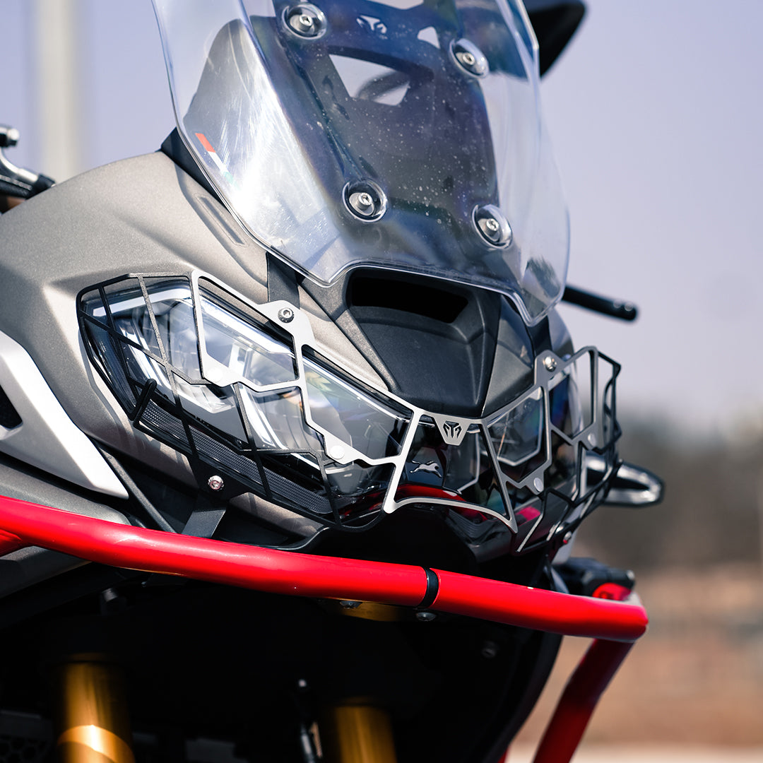 Moto Torque Head Light Grill (Spider) For TVS Apache RTX 300