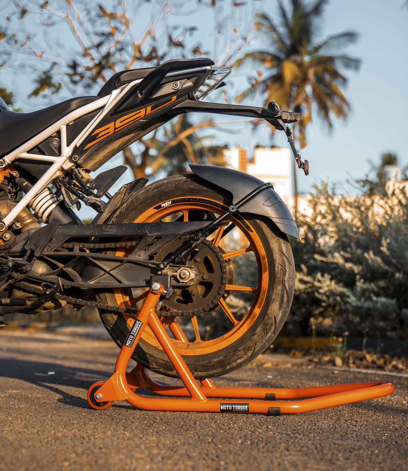 Moto Torque Paddock Stand - Red