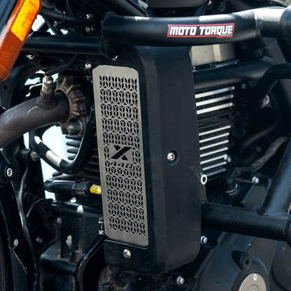 Moto Torque Radiator Guard (SS) For Harley Davidson X440T