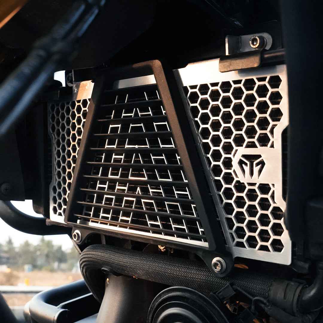 Moto Torque Radiator Guard (SS) For TVS Apache RTX 300