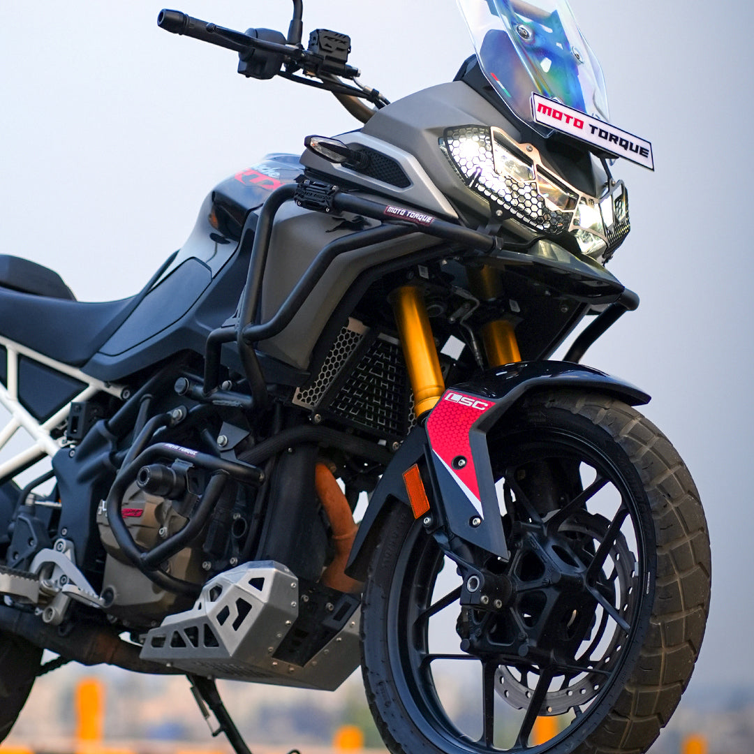 Moto Torque Stallion Pro Crash Guard For Apatche RTX 300 (Black)