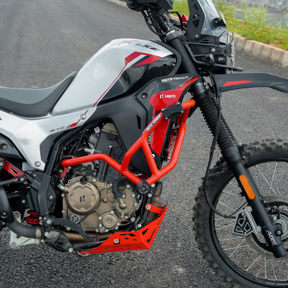 Moto Torque Titan X Crash Guard Red For Xpulse 210
