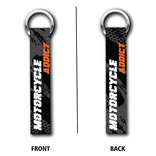 Motorcycle Addict KeyTag - Wander Looms - Riders Junction