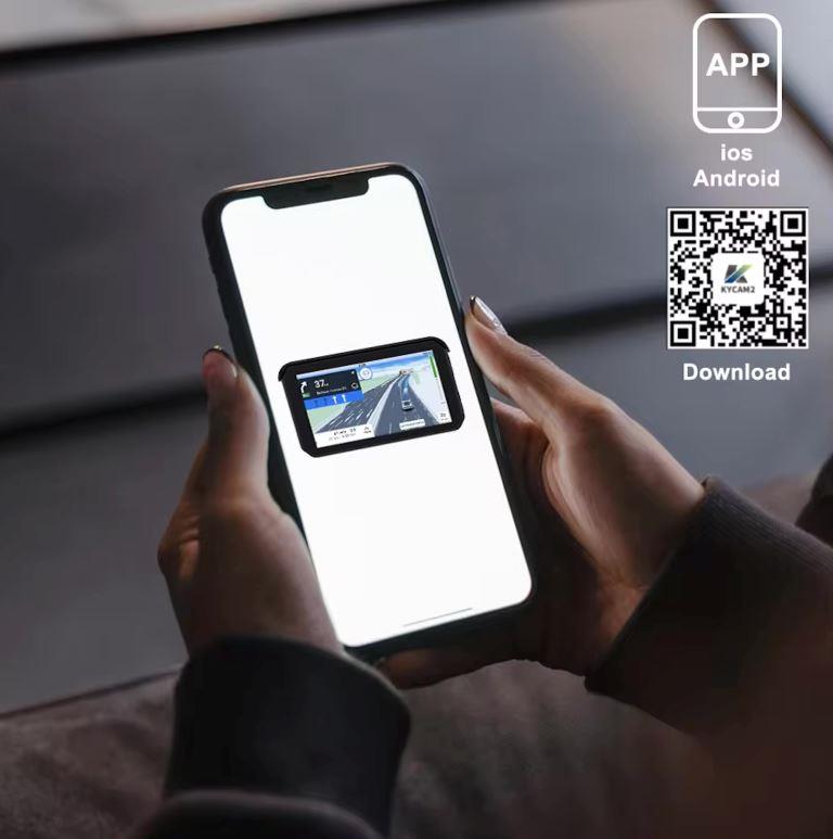 Motorcycle GPS CarPlay Android Auto Screen with Dash Cam and Tyre Pressure Monitoring F1 Pro - Fahren - Riders Junction