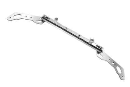 Motorcycle Scooter Crossbar Balancebar Aluminum Alloy Multifunctional Adjustable Extension Rod Phone Holder Bar (Silver)