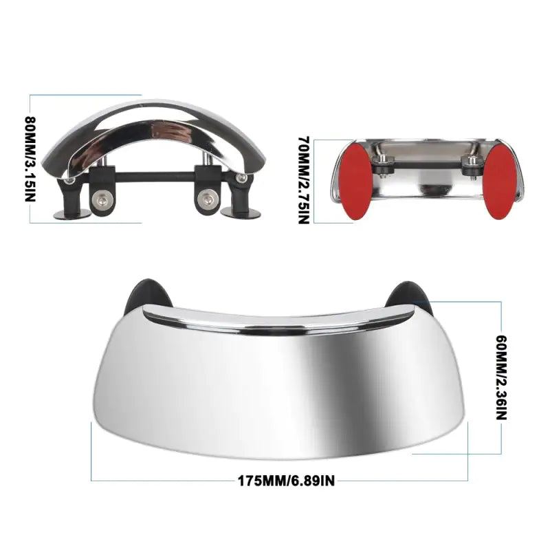 180 Degree Blind Spot Mirror for Motorcycle - Riders Junction