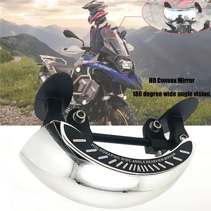 180 Degree Blind Spot Mirror for Motorcycle - Riders Junction