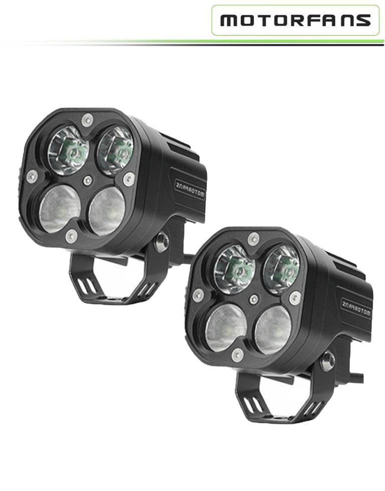 Motorfans L4G 40W Fully Dimmable 6500K 4200LM Combo/Spot Beam LED Auxiliary Lamp - HK230609