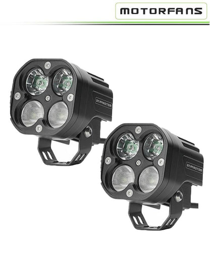 Motorfans L4G 40W Fully Dimmable 6500K 4200LM Combo/Spot Beam LED Auxiliary Lamp - HK230609