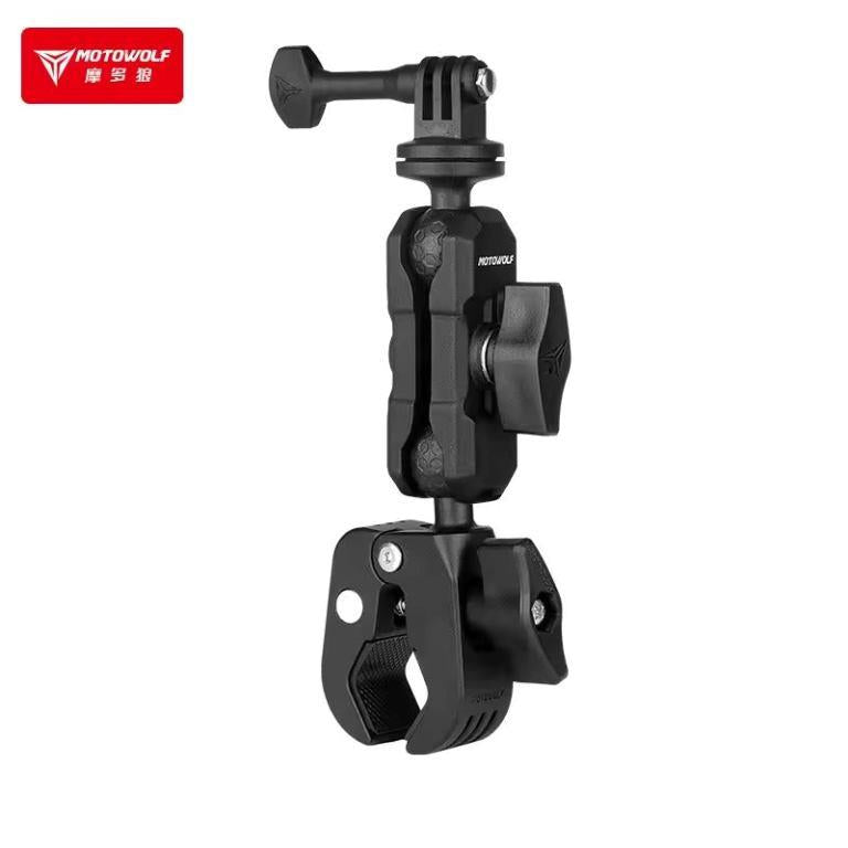 Motowolf Flexible clamp sports camera holder for Go-pro record camera bracket motorcycle cam holder (MDL 3532) (handlebar)