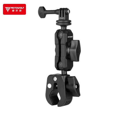 Motowolf Flexible clamp sports camera holder for Go-pro record camera bracket motorcycle cam holder (MDL 3532) (handlebar)
