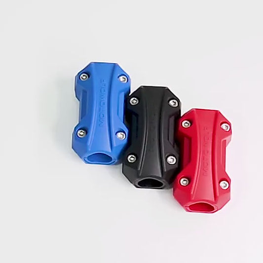 Motowolf Motorcycle Engine Guard Protection Bumper Block Modified 25mm Crash Bar (Red) (MDL 3703)