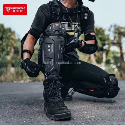 Motowolf Set Outdoor Sports Motorcycle Riding Keep Warm In Winter Four-piece Knee Pads And Elbow Pads (MDL 1029)