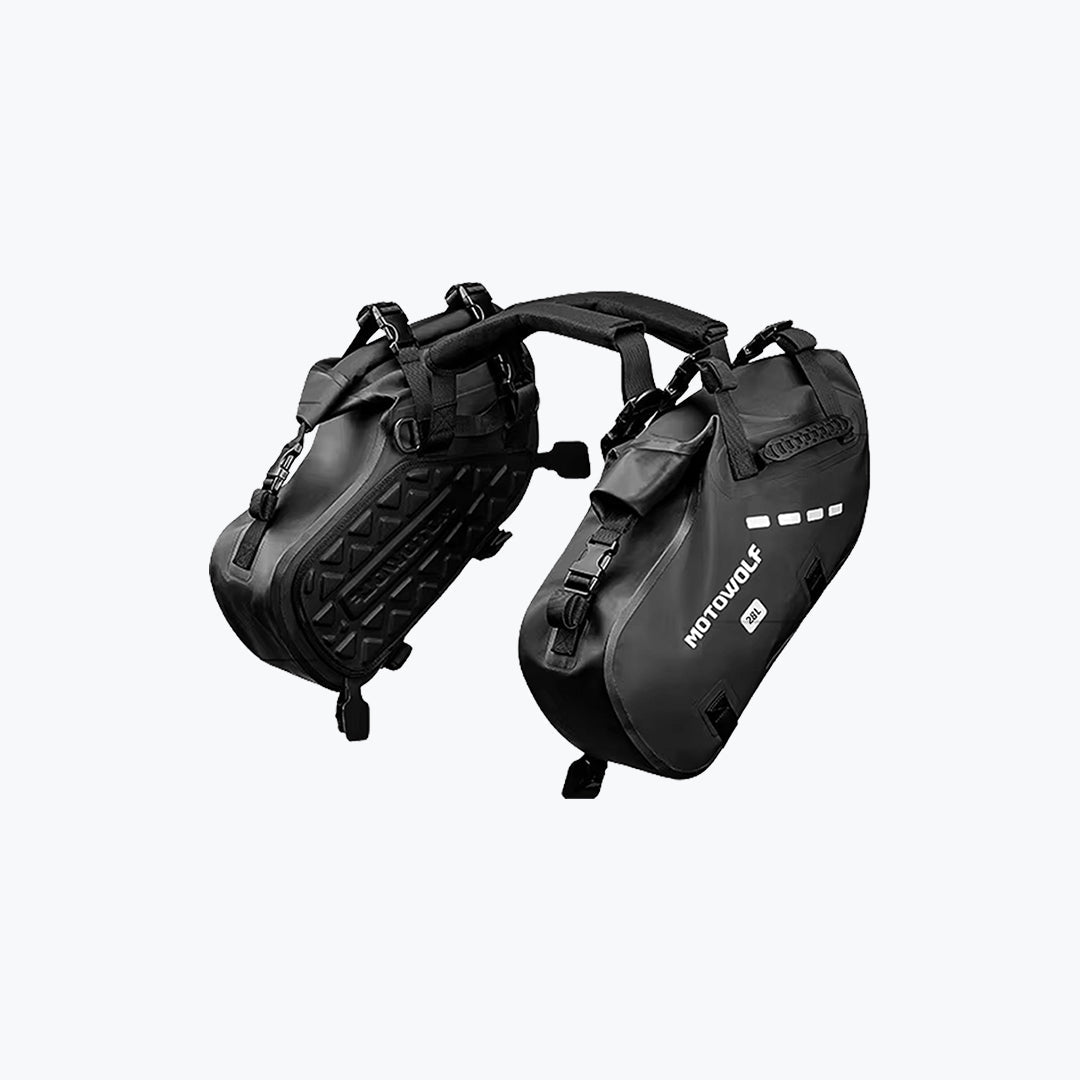 Motowolf MB2 28L Black Motorcycle Side Bag (BAG23612)