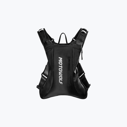 Motowolf MB7 Hydration Backpack with 2L Water Bladder - Black
