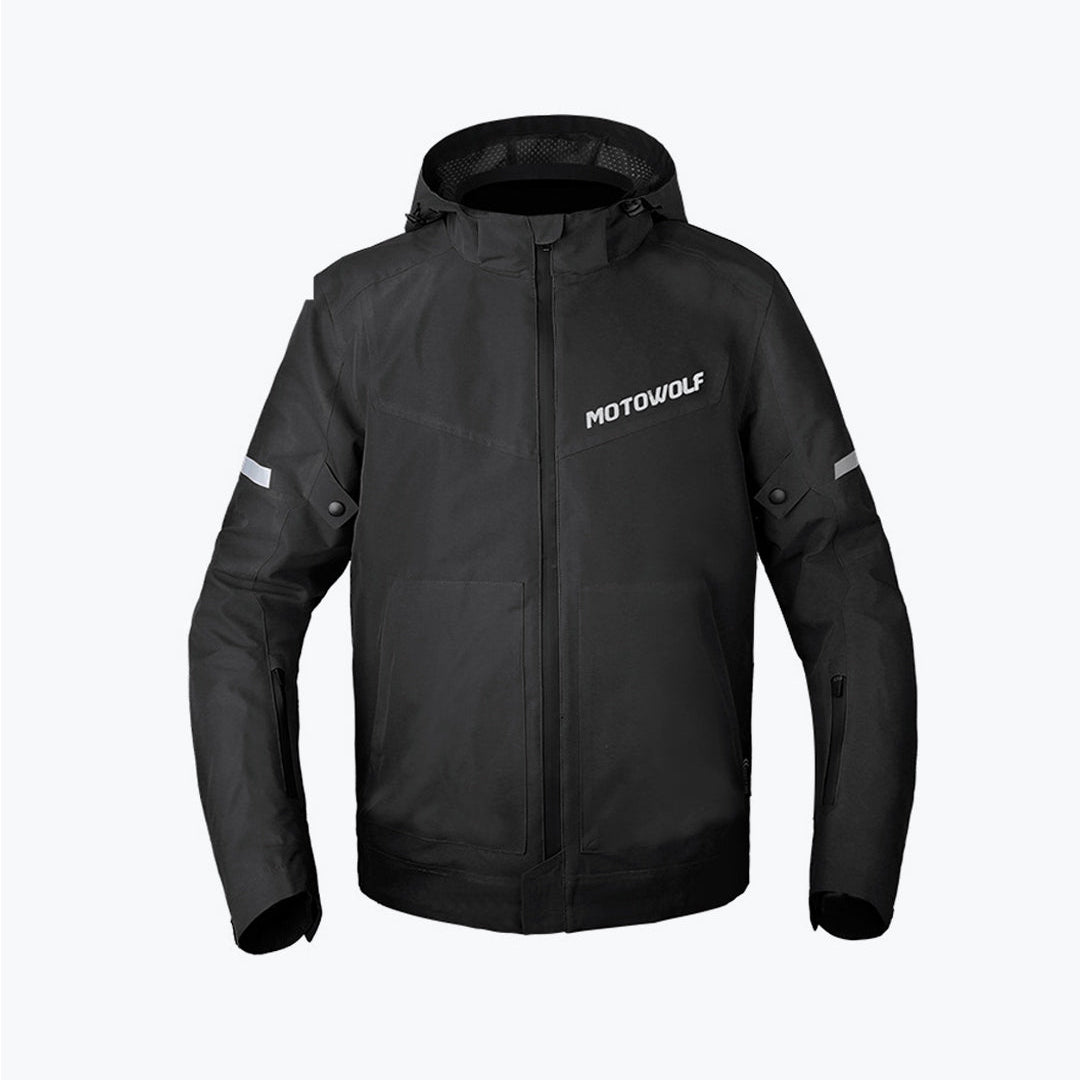 Motowolf Motorcycle Riding Jacket Black (0520)