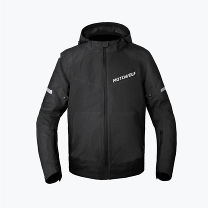 Motowolf Motorcycle Riding Jacket Black (0520)