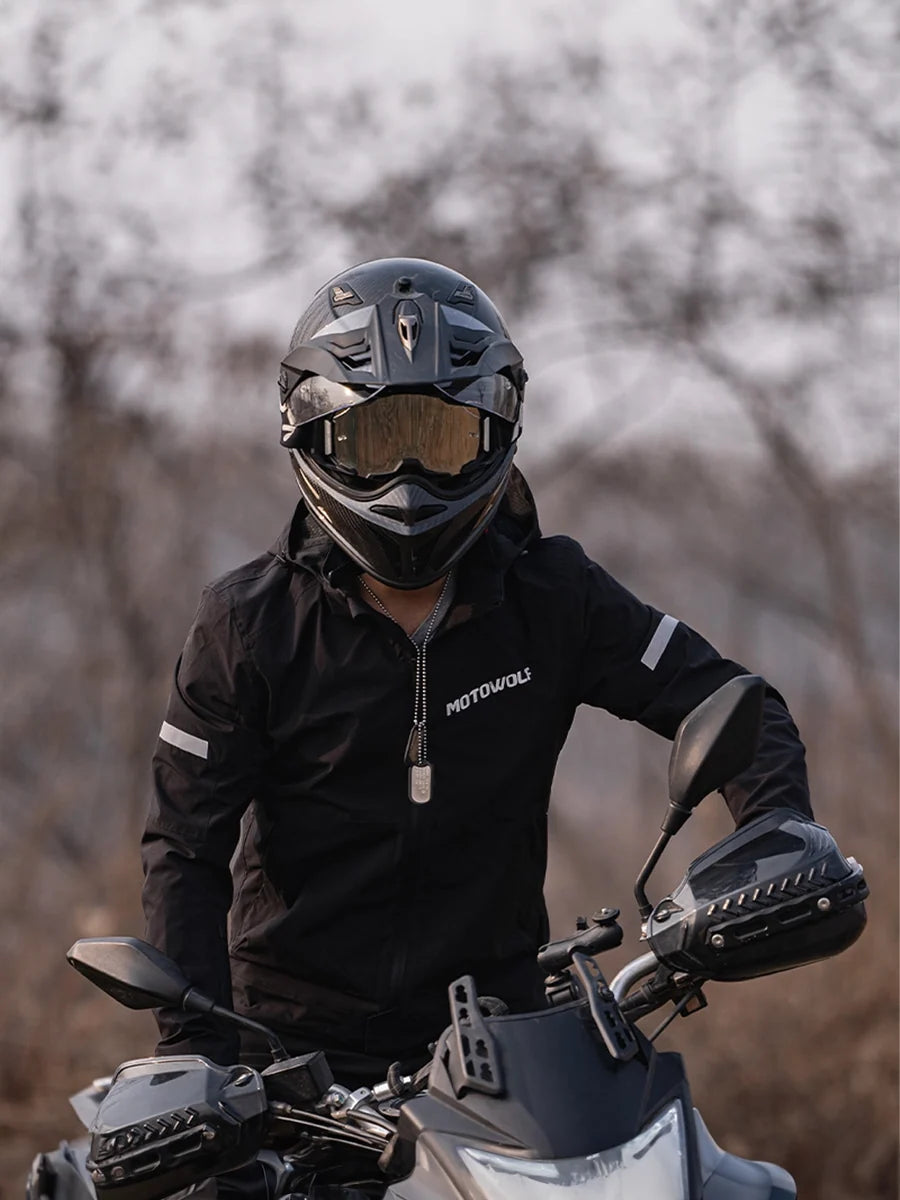 Motowolf Motorcycle Riding Jacket Black (0520)