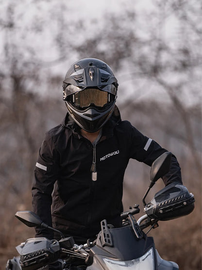 Motowolf Motorcycle Riding Jacket Black (0520)