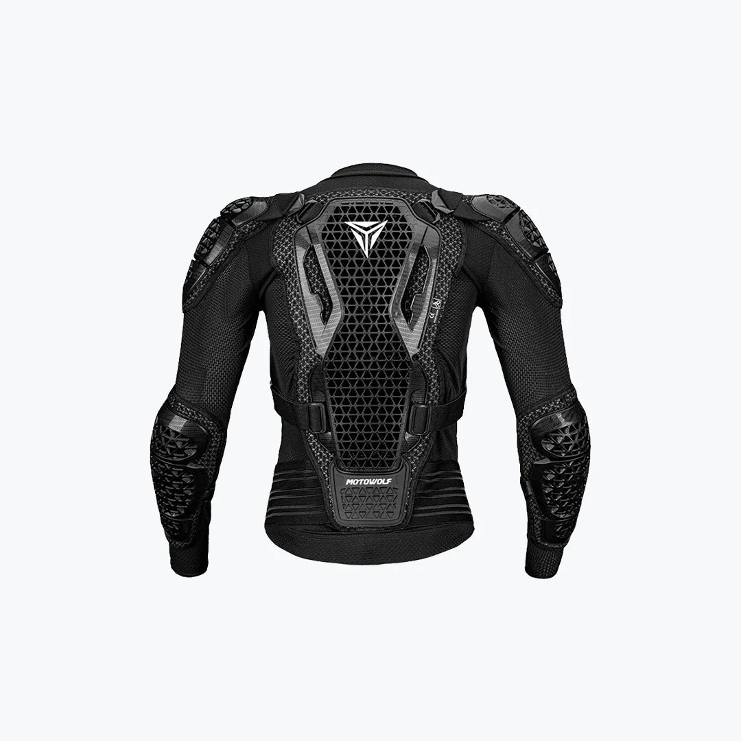 Motowolf PG1 Motorcycle Body Armour (Black)