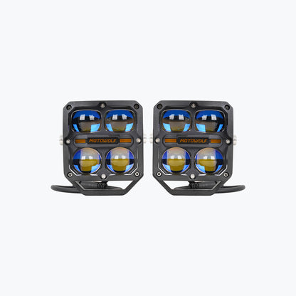 Motowolf Thunder Eye L3-BK Motorcycle LED Fog Light (FOG29029)