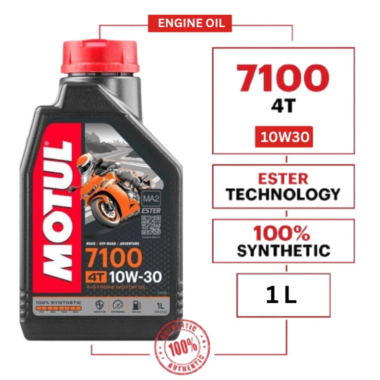 MOTUL 7100 10W-30 4T Engine Oil 1 L – Riders Junction