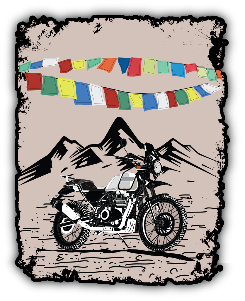 Mountain Strider Sticker - Wander Looms- Riders Junction