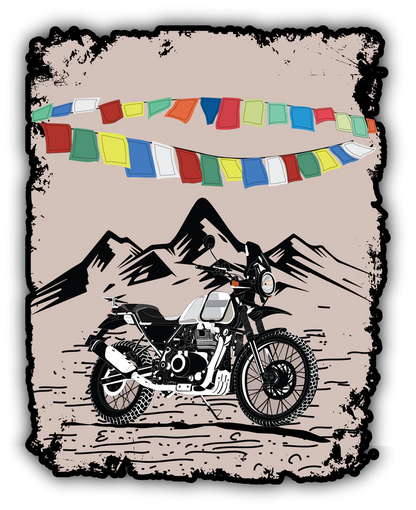 Mountain Strider Sticker - Wander Looms- Riders Junction