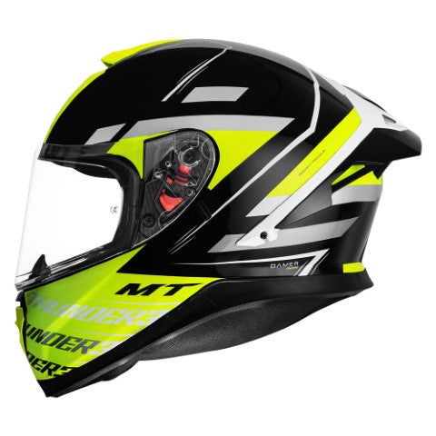MT Thunder 3 Pro Damer Gloss Fluo Yellow Helmet - Riders Junction