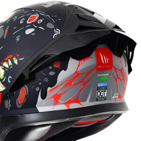 MT Thunder 3 Pro Yarn Matt Black Helmet - Riders Junction