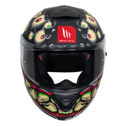 MT Thunder 3 Pro Yarn Matt Black Helmet - Riders Junction