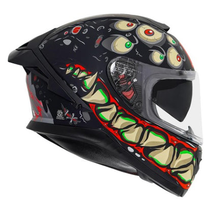 MT Thunder 3 Pro Yarn Matt Black Helmet - Riders Junction