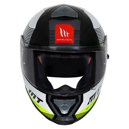 MT Thunder 3 Pro Diversity Helmet - Fluorescent Yellow - Riders Junction